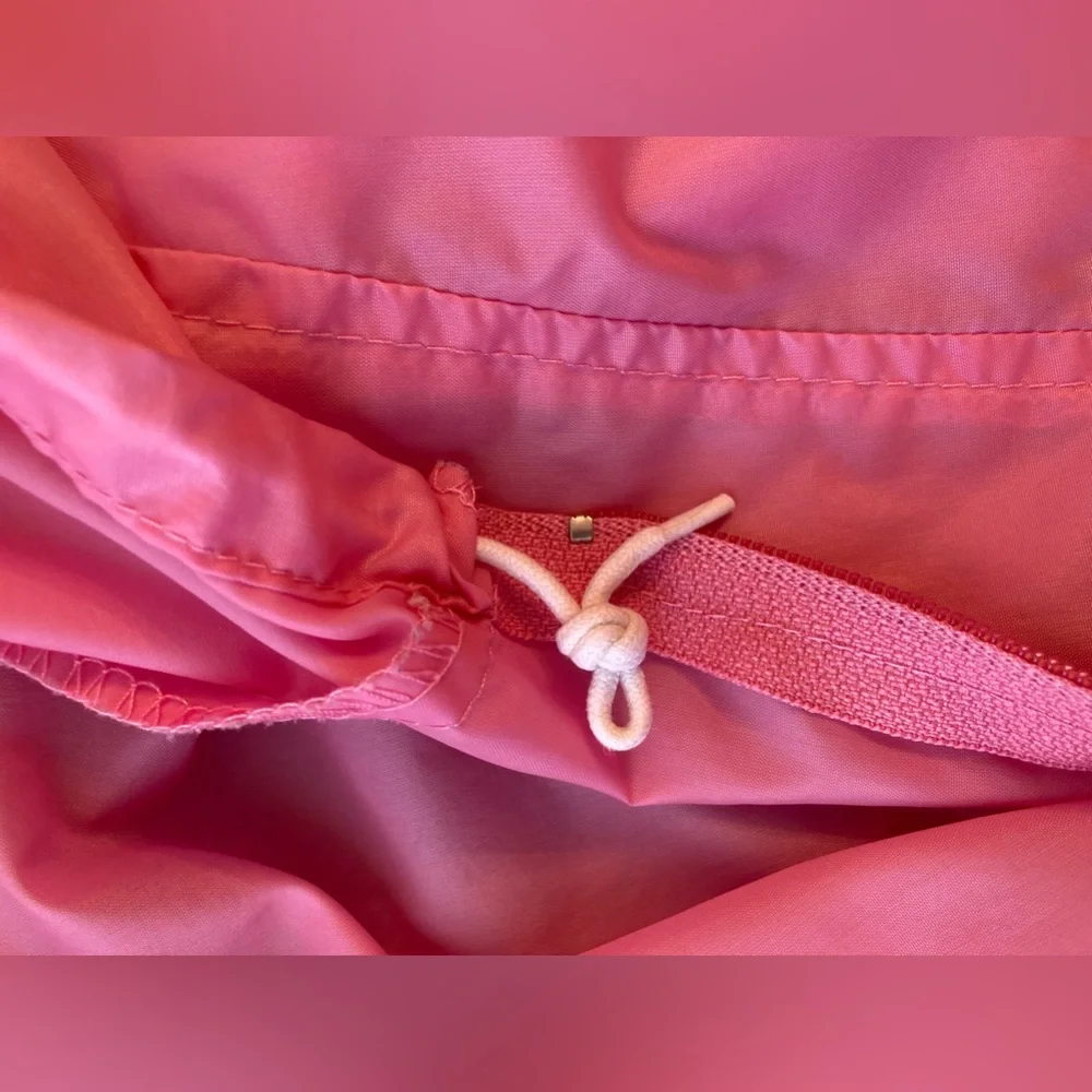 Vintage Izod Lacoste Pullover Windbreaker Barbie Pink - Picture 5 of 11